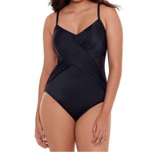 Miracle‎ Brands Embrace Your Curves Janelle Swimsuit Women's Size XL  HAS FLAWS